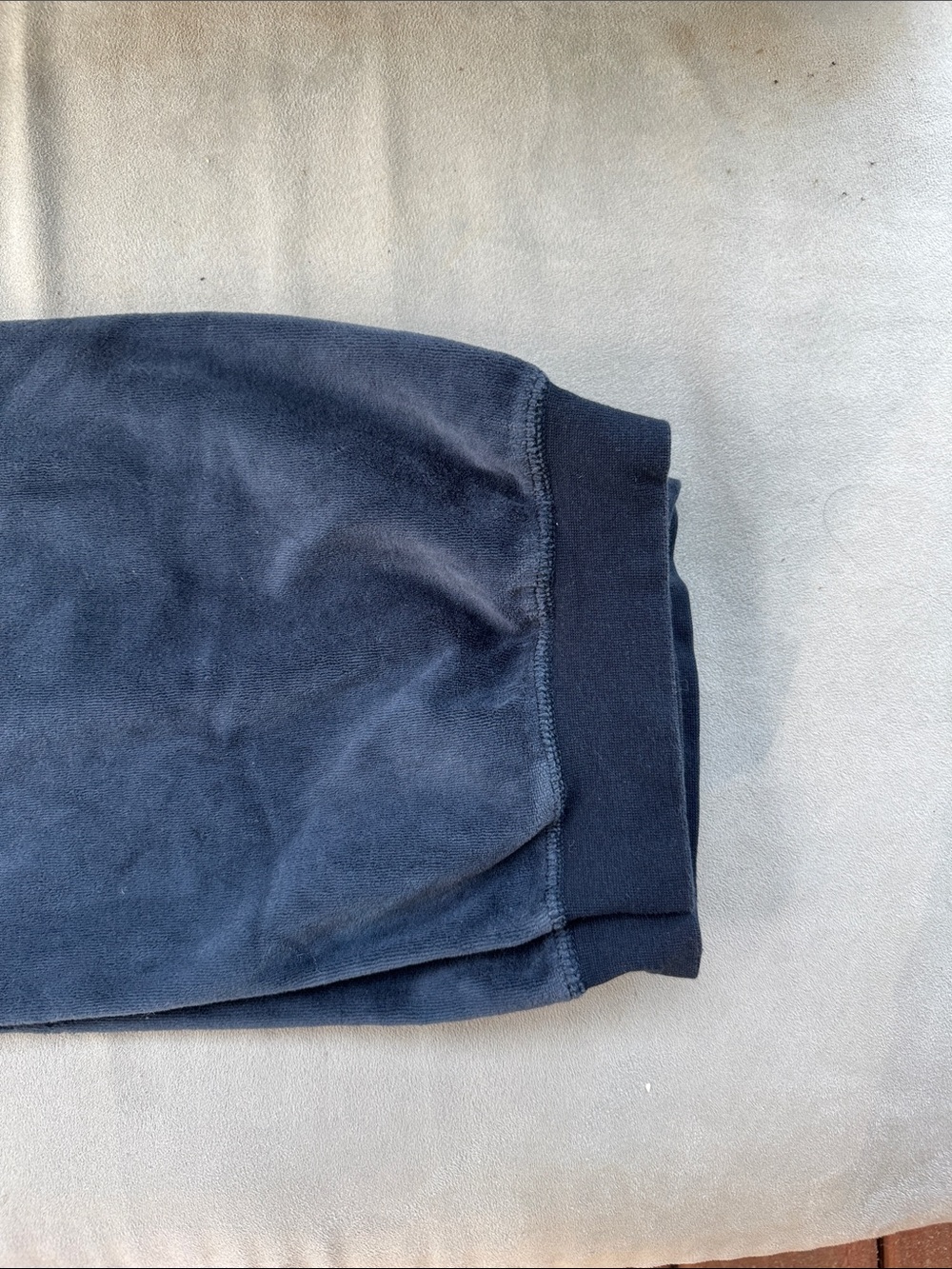 JCREW XS Plush Navy Blue Velour Hoodie & Joggers Set - Picture 12 of 14